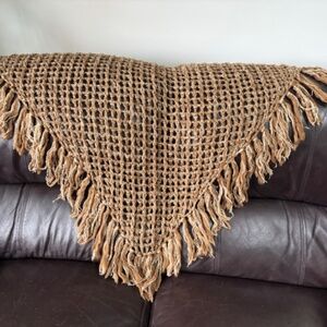 Hand made shawl, soft, warm and feminine